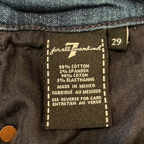 7 For All Mankind Edie High Rise Ankle Size 29 - Picture 11 of 16